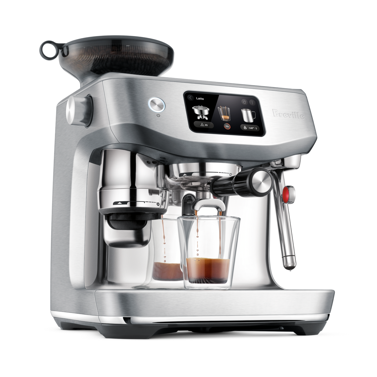 Breville Oracle Jet Automatic Espresso Machine with Built-In Grinder & Auto Milk Steamer