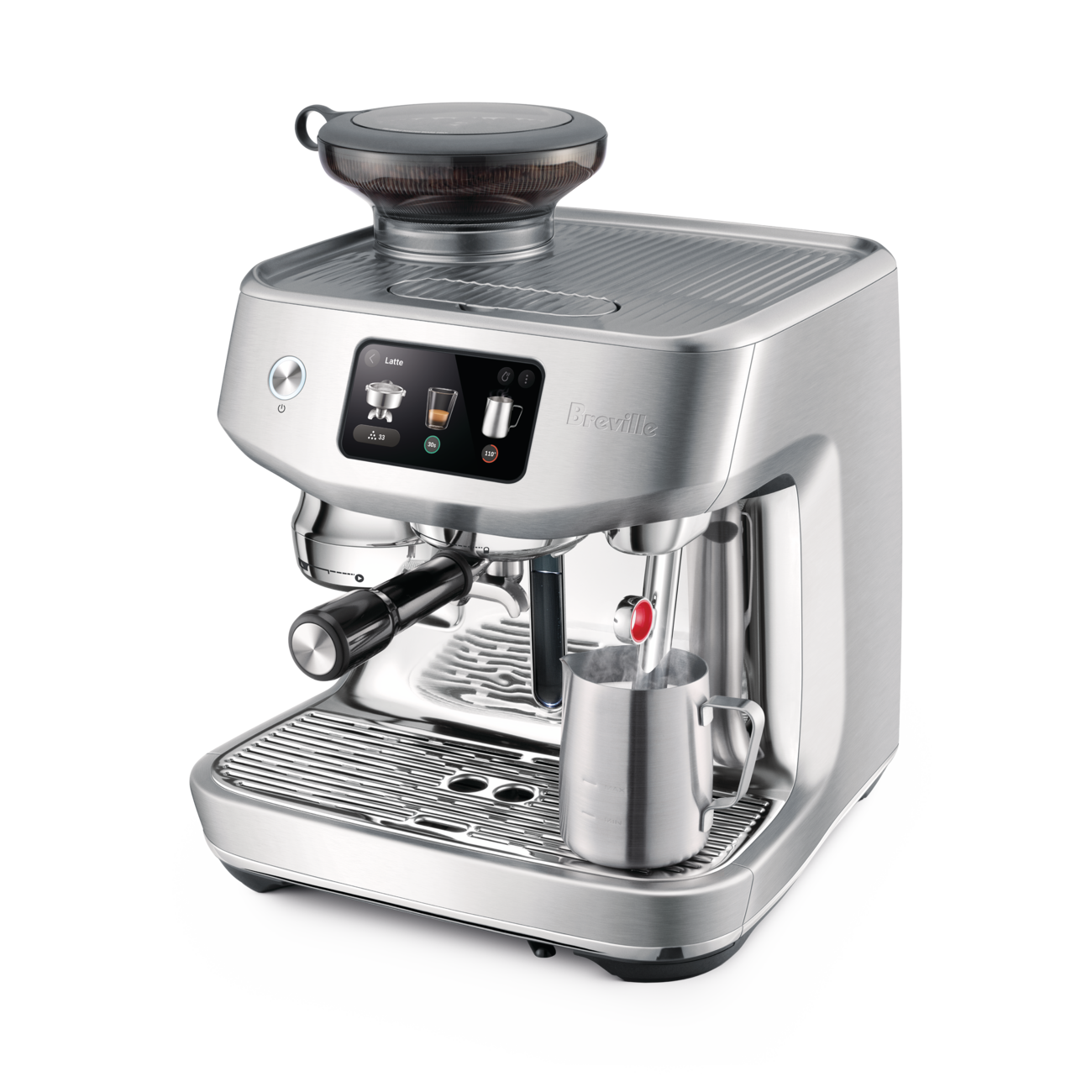 Breville Oracle Jet Automatic Espresso Machine with Built-In Grinder & Auto Milk Steamer