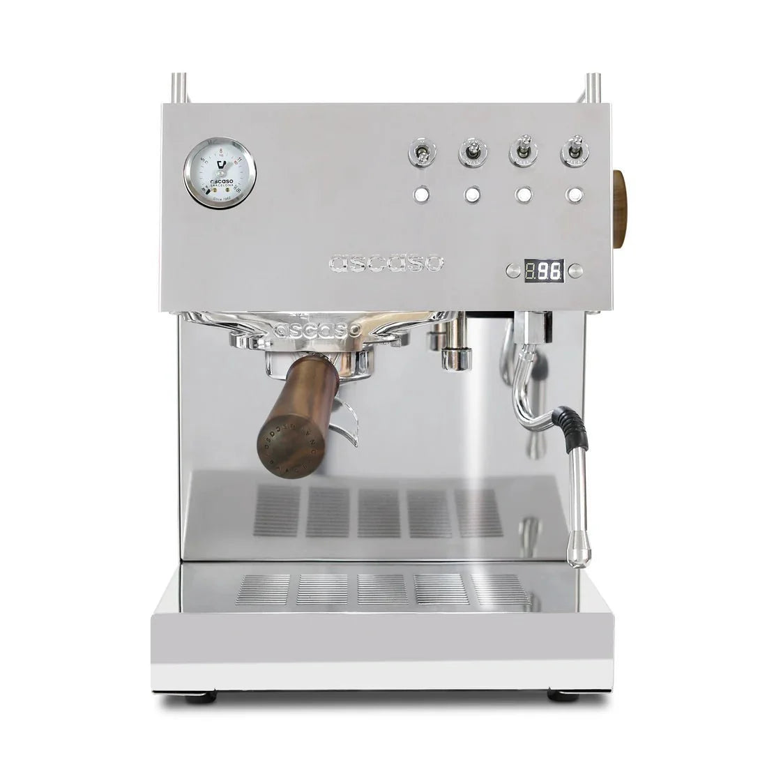 Ascaso Steel Duo PID Espresso Machine - Dual Thermoblock, 58mm Portafilter